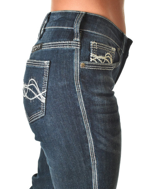 Cowgirl Tuff Ladies Jeans - Mid Rise - Another Level
