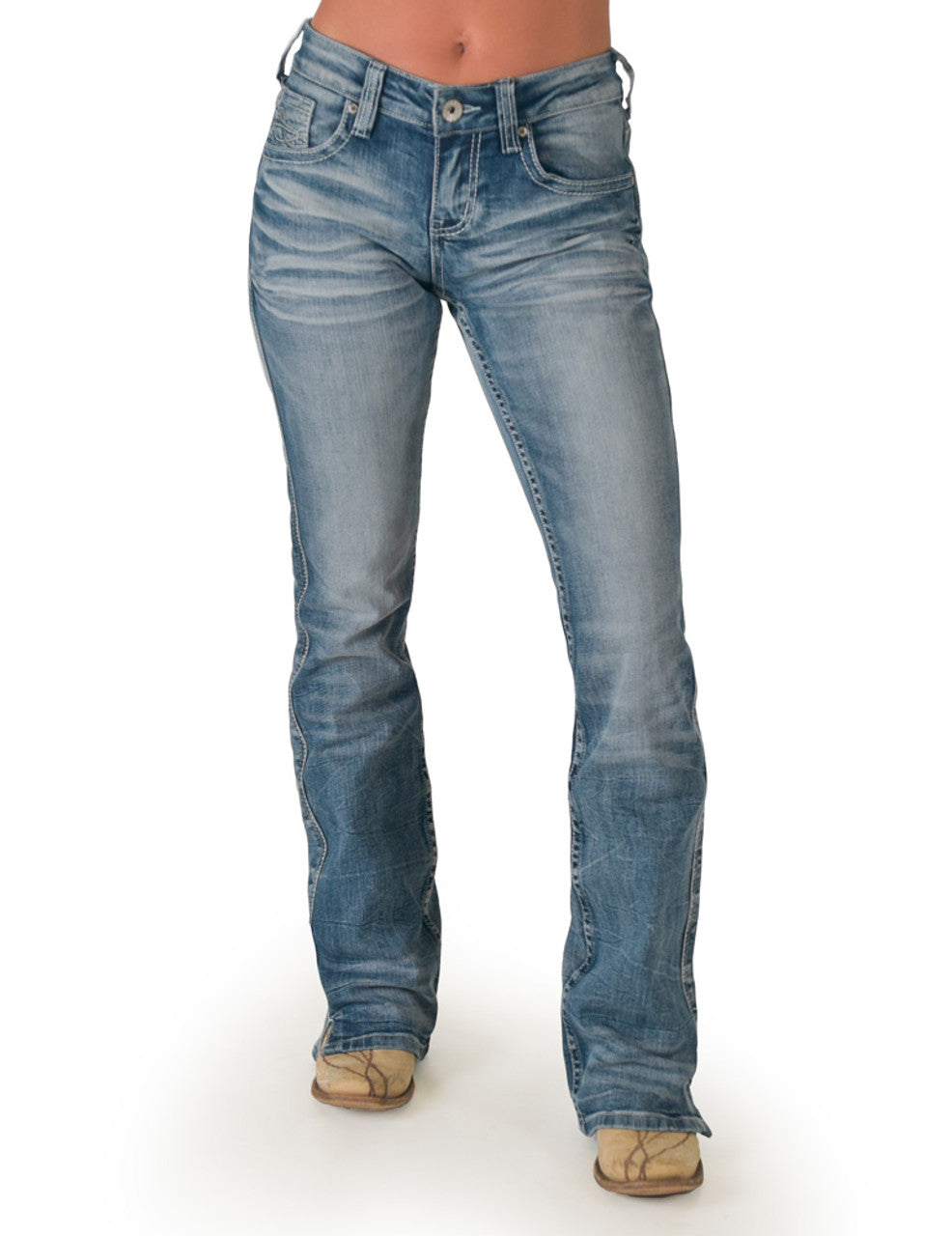 Cowgirl Tuff Dynamite Mid Rise Jean