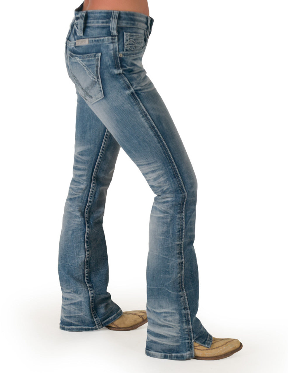 Cowgirl Tuff Dynamite Mid Rise Jean