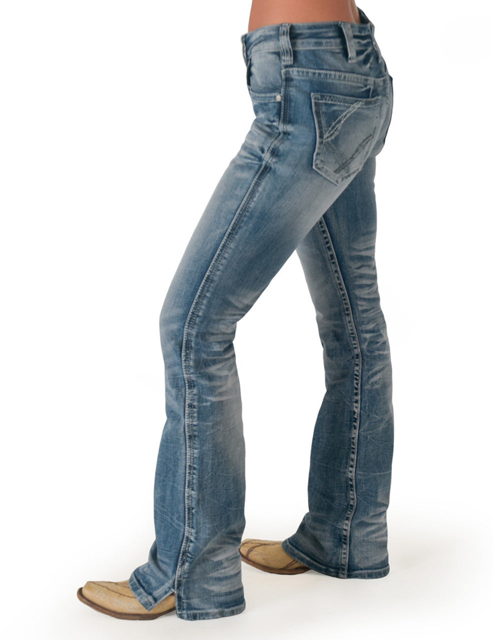 Cowgirl Tuff Dynamite Mid Rise Jean