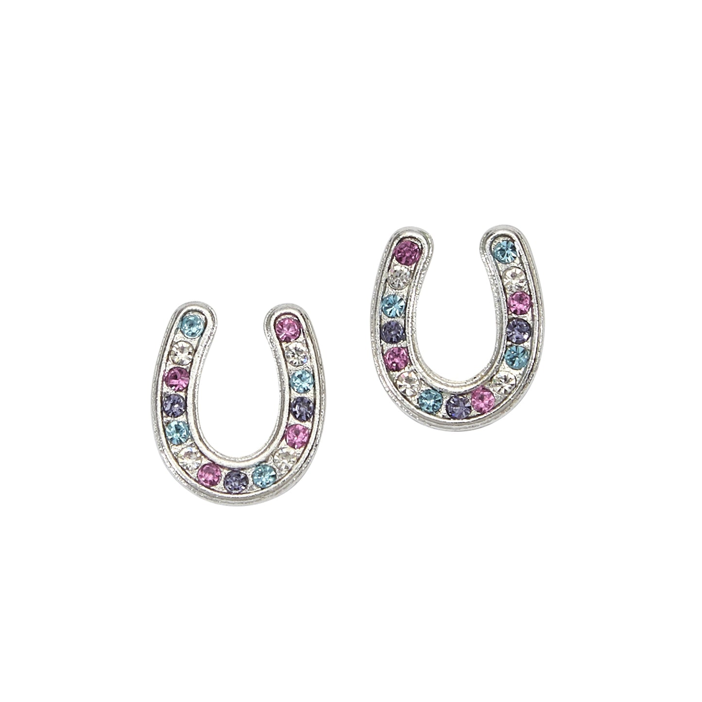 Brigalow Western Horseshoe Multi Colour Earrings