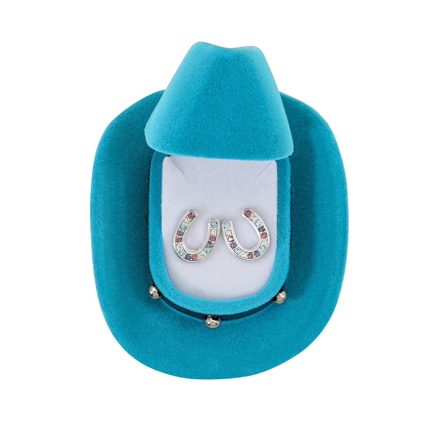 Brigalow Western Horseshoe Multi Colour Earrings