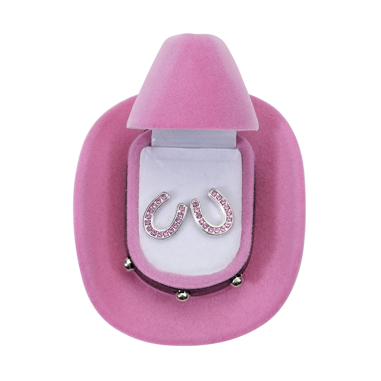 Brigalow Western Horseshoe Pink Earrings