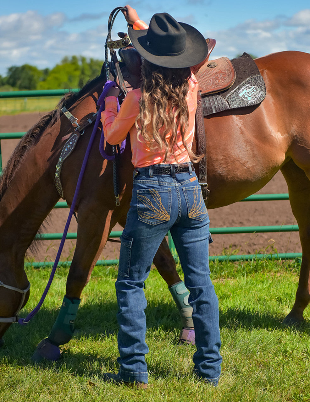 Cowgirl Tuff Raising The Bar - Medium Wash