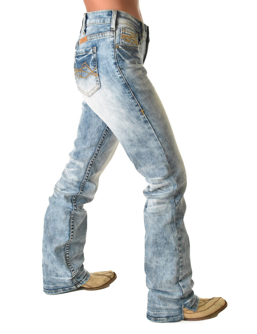 Cowgirl Tuff Shake It Off Mid Rise Bootcut Jean - Shake It Off