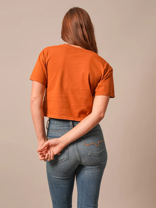 Kimes Ranch Ladies T Shirt - Kimes of My Life - Rust