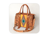 American Darling Genuine Leather Western Tote Bag - LC-ADBG230O