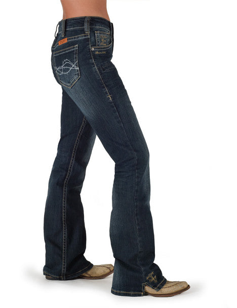 Cowgirl Tuff Ladies Jeans - Lisa's Legacy Dark