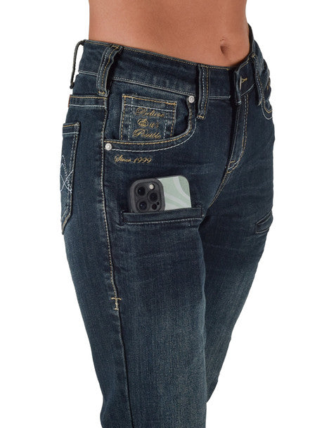 Cowgirl Tuff Ladies Jeans - Lisa's Legacy Dark