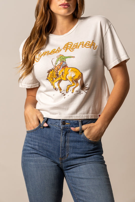 Kimes Ranch Ladies Tee Shirt - Lucky B Rodee - Bone