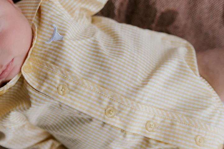Little Windmill Sunshine Lemon L/S Romper