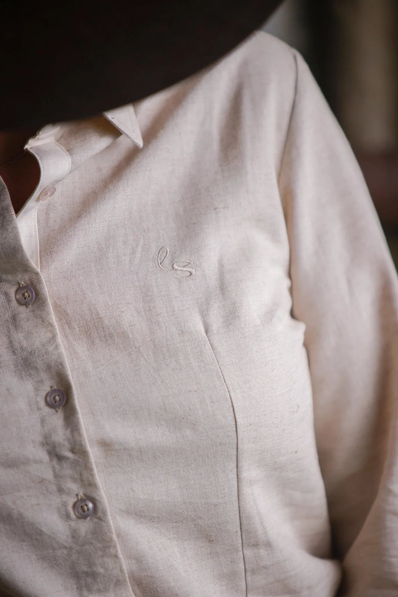 Lime & Soda Arabella L/S Shirt  - Linen