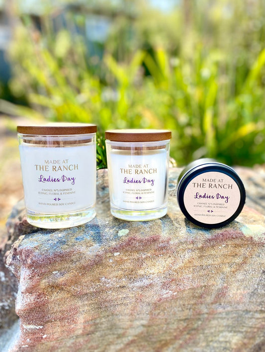 Made At The Ranch Soy Candle Large with Box - Ladies Day