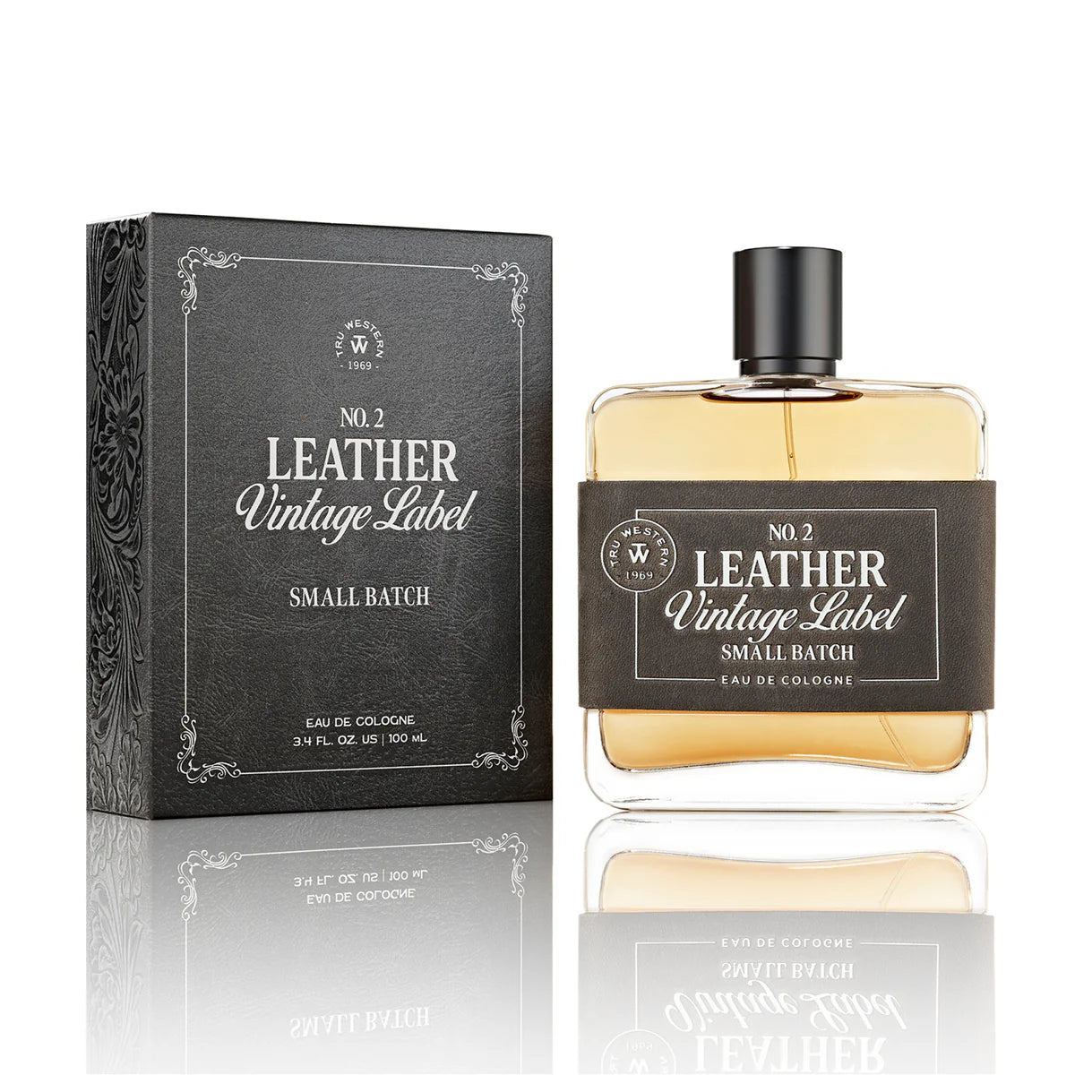 Tru Western Mens Eau De Cologne 100ml - Leather #2 Small Batch - 93270