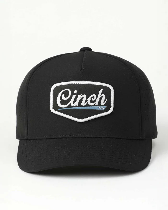 Cinch Mens Mid Profile Trucker Cap - Black - MCC0530001