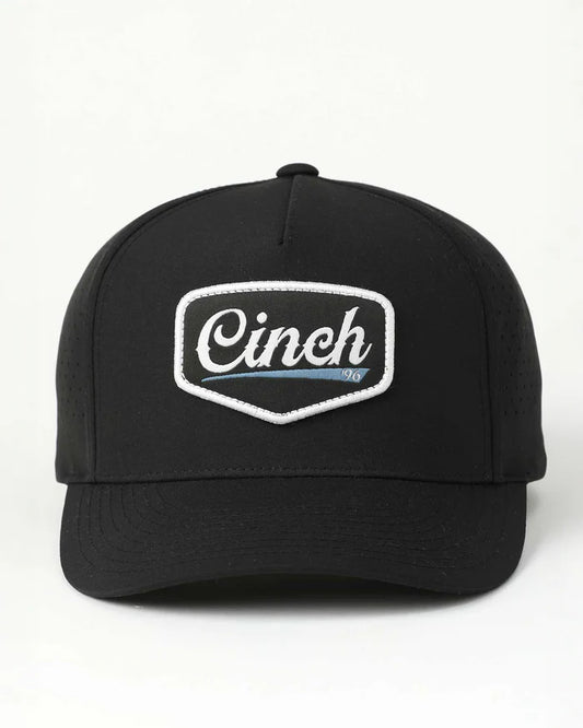 Cinch Mens Mid Profile Trucker Cap - Black - MCC0530001