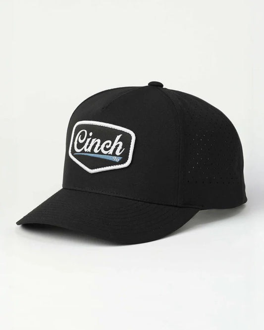 Cinch Mens Mid Profile Trucker Cap - Black - MCC0530001