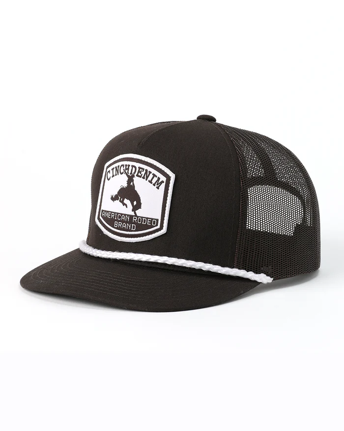 Cinch Mens High Profile Brown Trucker Cap - MCC0600609