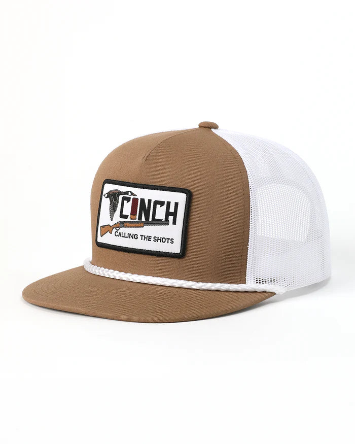 Cinch Mens High Profile Trucker Cap - MCC0600610 - Brown