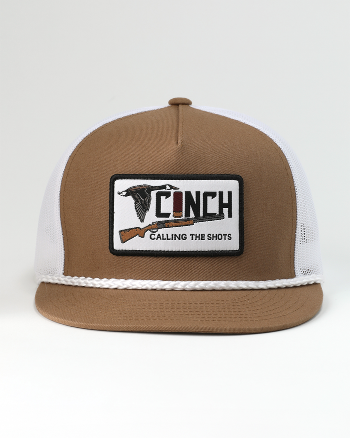 Cinch Mens High Profile Trucker Cap - MCC0600610 - Brown