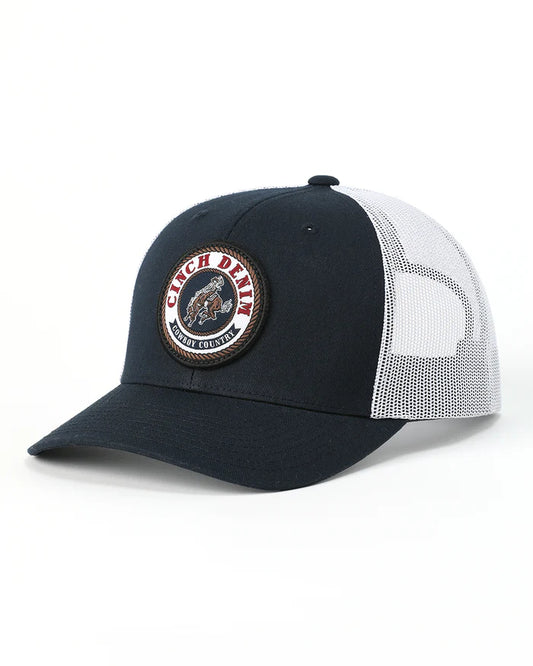 Cinch Mens Mid Profile Trucker Cap - MCC0660651 - Navy