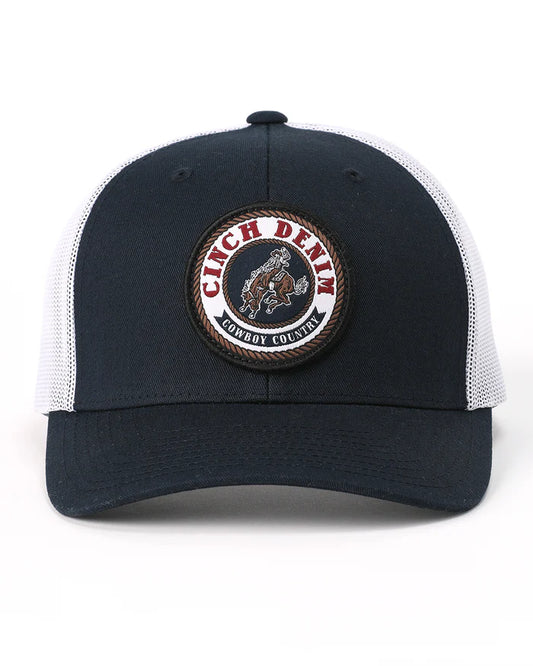 Cinch Mens Mid Profile Trucker Cap - MCC0660651 - Navy