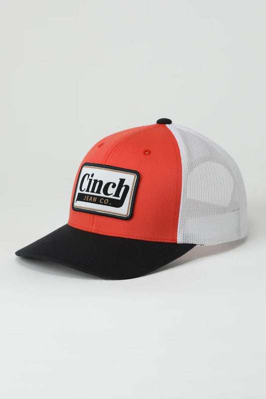 Cinch Mens Red Trucker Cap - MCC0660656