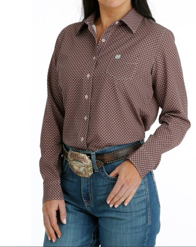 Cinch Ladies L/S Shirt  - MSW9163020