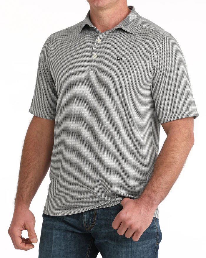 Cinch Mens Arenaflex Polo - Blue - MTK1865040