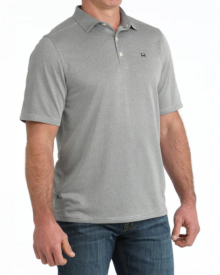 Cinch Mens Arenaflex Polo - Blue - MTK1865040