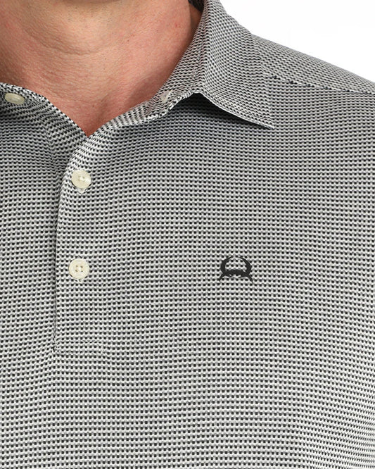 Cinch Mens Arenaflex Polo - Blue - MTK1865040