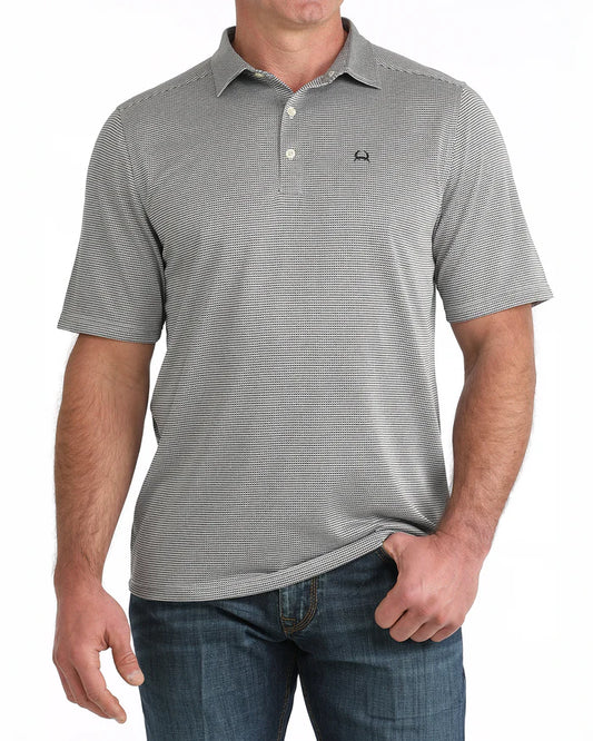 Cinch Mens Arenaflex Polo - Blue - MTK1865040