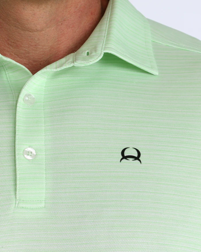 Cinch Mens Arenaflex Polo - Green - MTK1865042