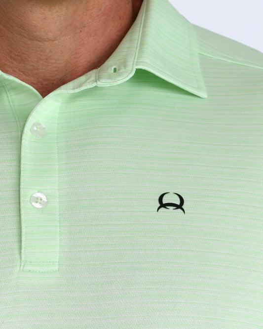 Cinch Mens Arenaflex Polo - Green - MTK1865042