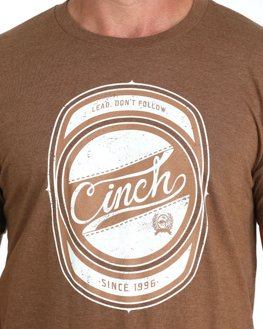 Cinch Mens Graphic Tee Shirt - MTT1690694 - Brown