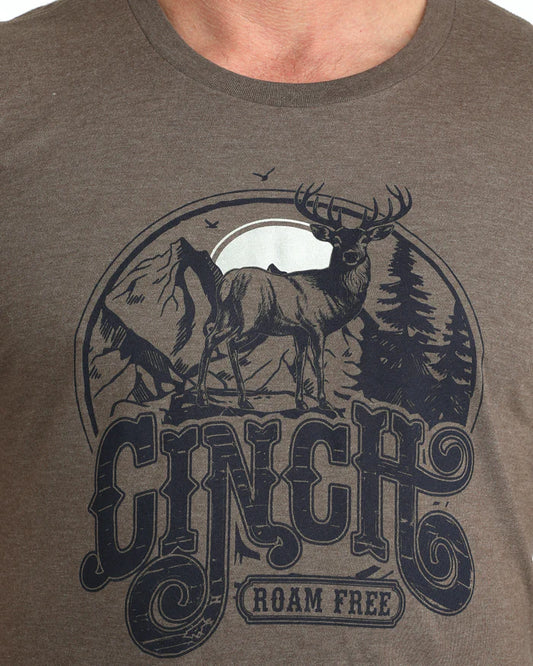 Cinch Mens Graphic Tee Shirt - MTT1690705 - Brown