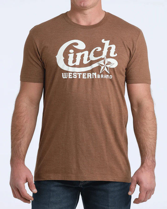 Cinch Mens Graphic Tee Shirt - MTT1690706 - Brown