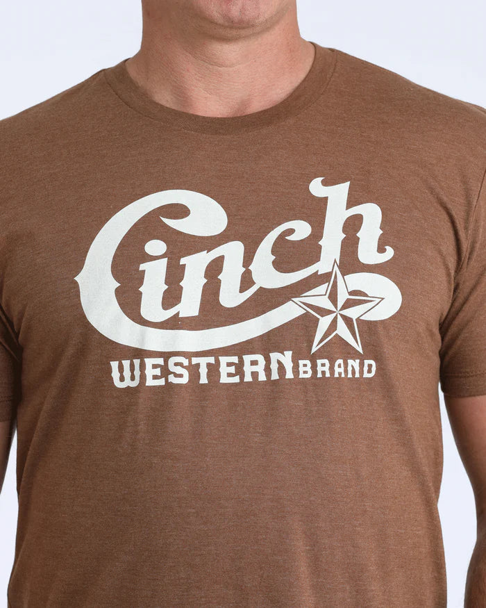 Cinch Mens Graphic Tee Shirt - MTT1690706 - Brown