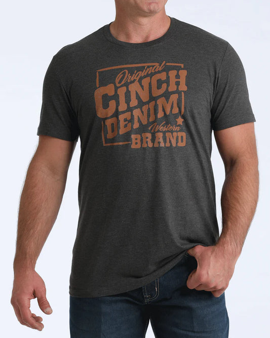 Cinch Mens Graphic Tee Shirt - MTT1690707 - Charcoal