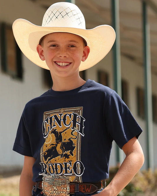 Cinch Boys Navy Graphic Tee Shirt - MTT7670179
