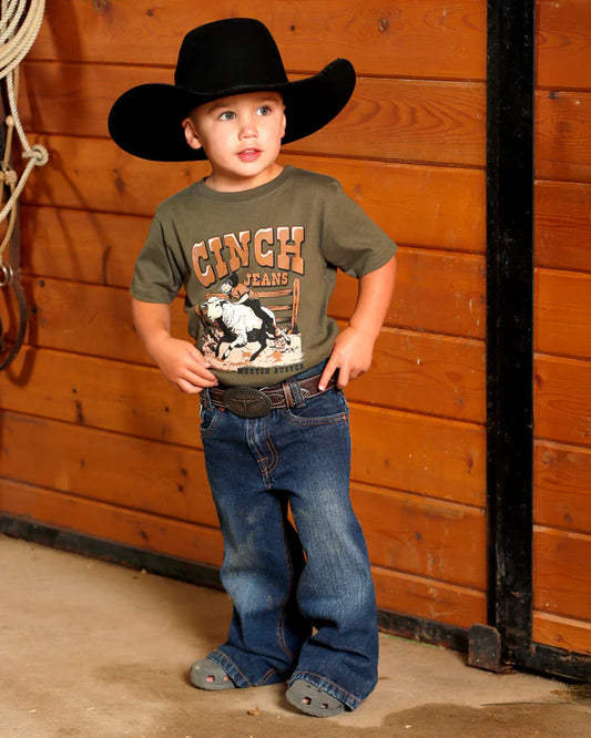 Cinch Infant Boys Tee Shirt - MTT7672064 - Olive