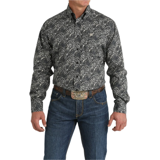 Cinch Mens Classic Paisley Print L/S Shirt - MTW1105791