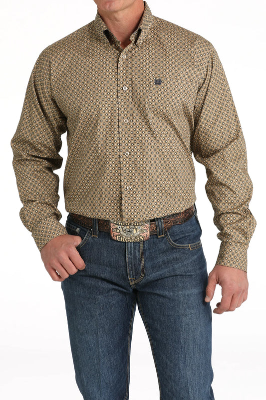 Cinch Mens Geometric Print Shirt - MTW1105810