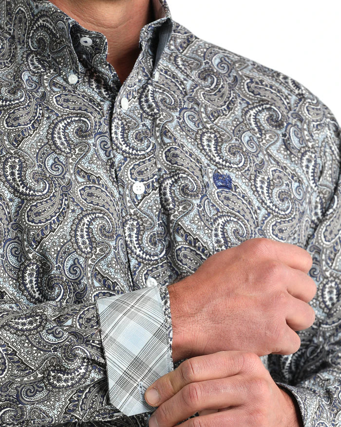 Cinch Mens Classic Fit L/S Shirt - MTW1106001