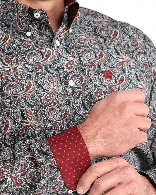 Cinch Mens Classic Fit L/S Shirt - MTW1106023