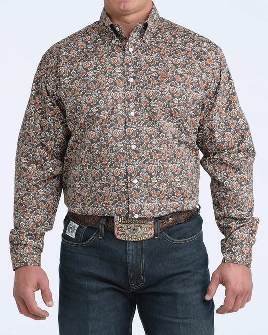 Cinch Mens Stretch Classic Fit L/S Shirt - MTW1106030