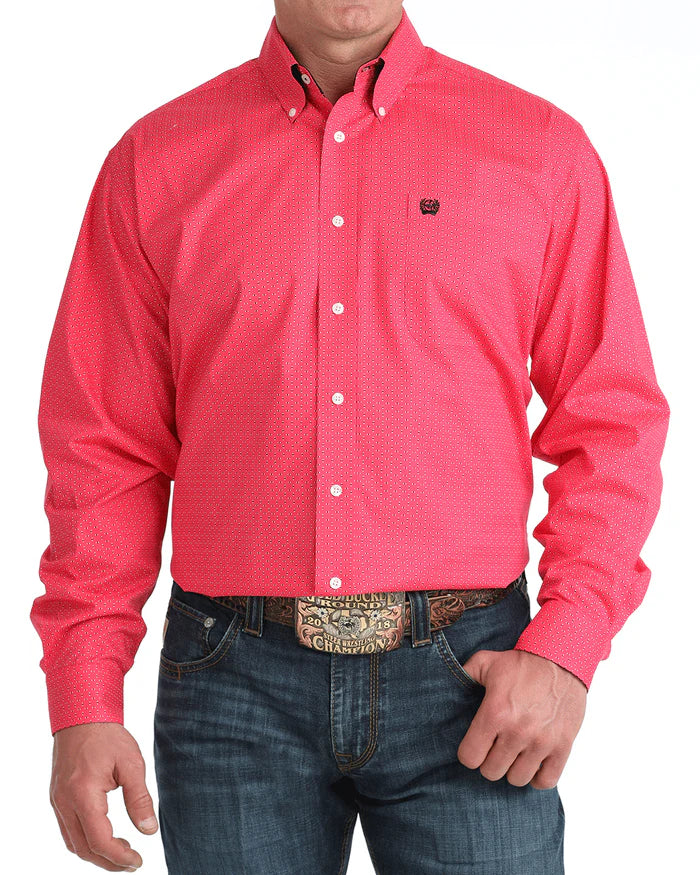 Cinch Mens Stretch Classic Fit Button Down L/S Shirt - MTW1106045