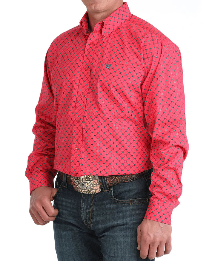 Cinch Mens Classic Fit Button Down L/S Shirt - MTW1106046