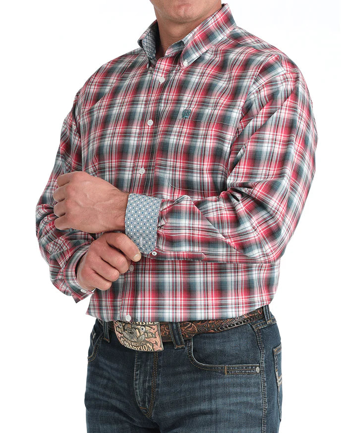 Cinch Mens Classic Fit Button Down L/S Shirt - MTW1106047
