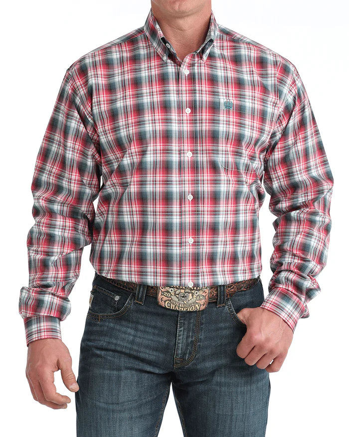 Cinch Mens Classic Fit Button Down L/S Shirt - MTW1106047